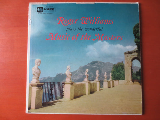 ROGER WILLIAMS, MUSIC of the Masters, Roger Williams Album, Roger Williams Music, Vintage Vinyl, Records, Lps, 1956 Records