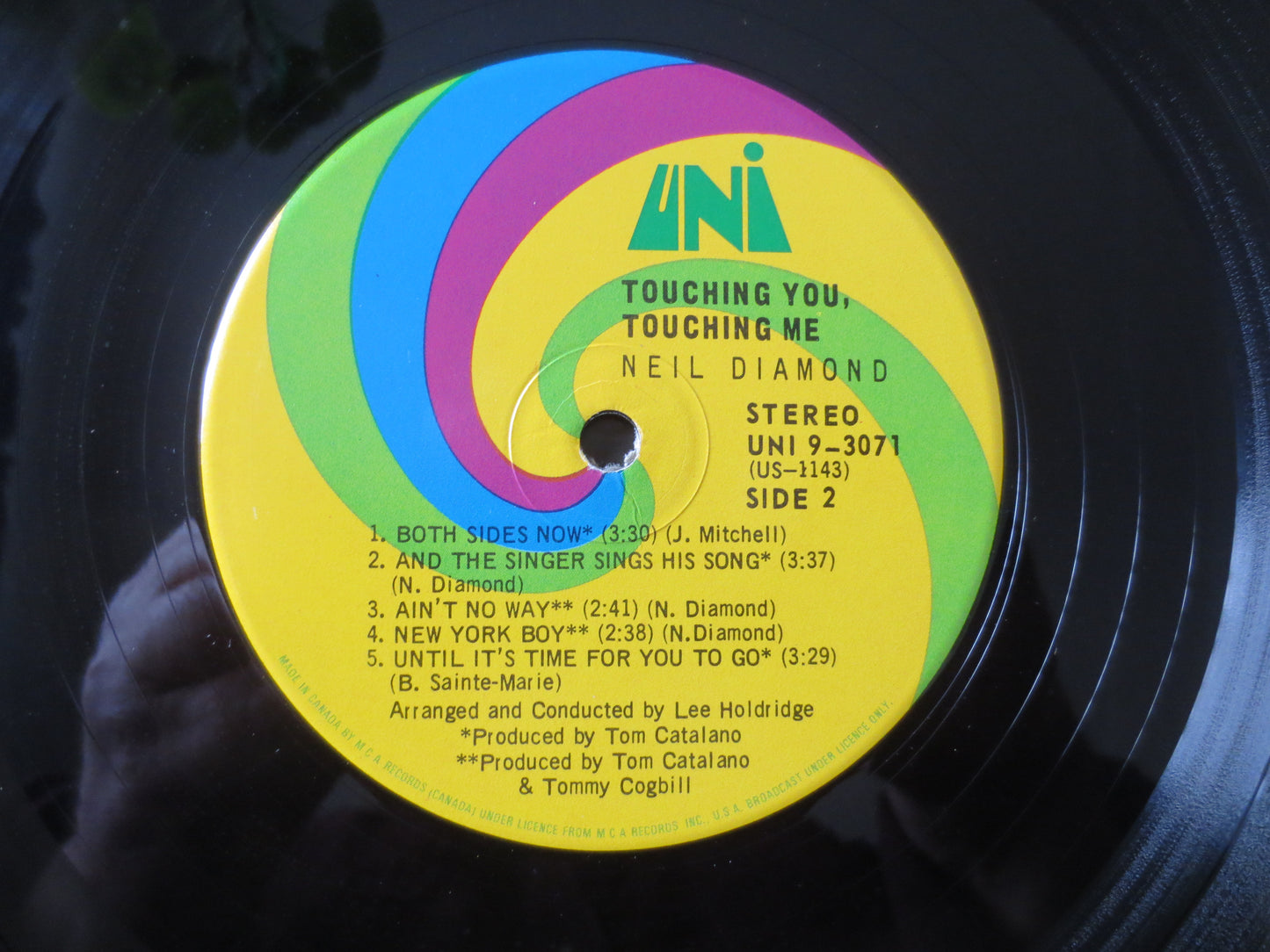 NEIL DIAMOND, TOUCHING You, Neil Diamond Records, Vinyl Records, Neil Diamond Albums, Neil Diamond Vinyl, lp, 1971 Records