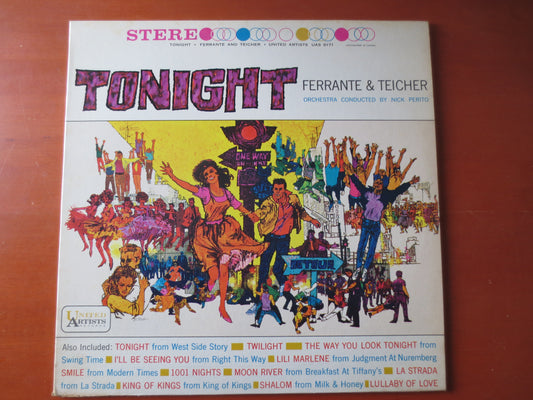 FERRANTE and TEICHER, TONIGHT Record, Soundtrack Album, Vintage Vinyl, Soundtrack lp, Musicals, Jazz Albums, 1985 Records