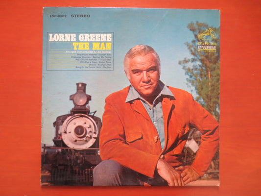 LORNE GREENE, The Man Album, Lorne Greene Album, Lorne Greene Vinyl, Lorne Greene Lp, Vintage Vinyl, 1965 Records