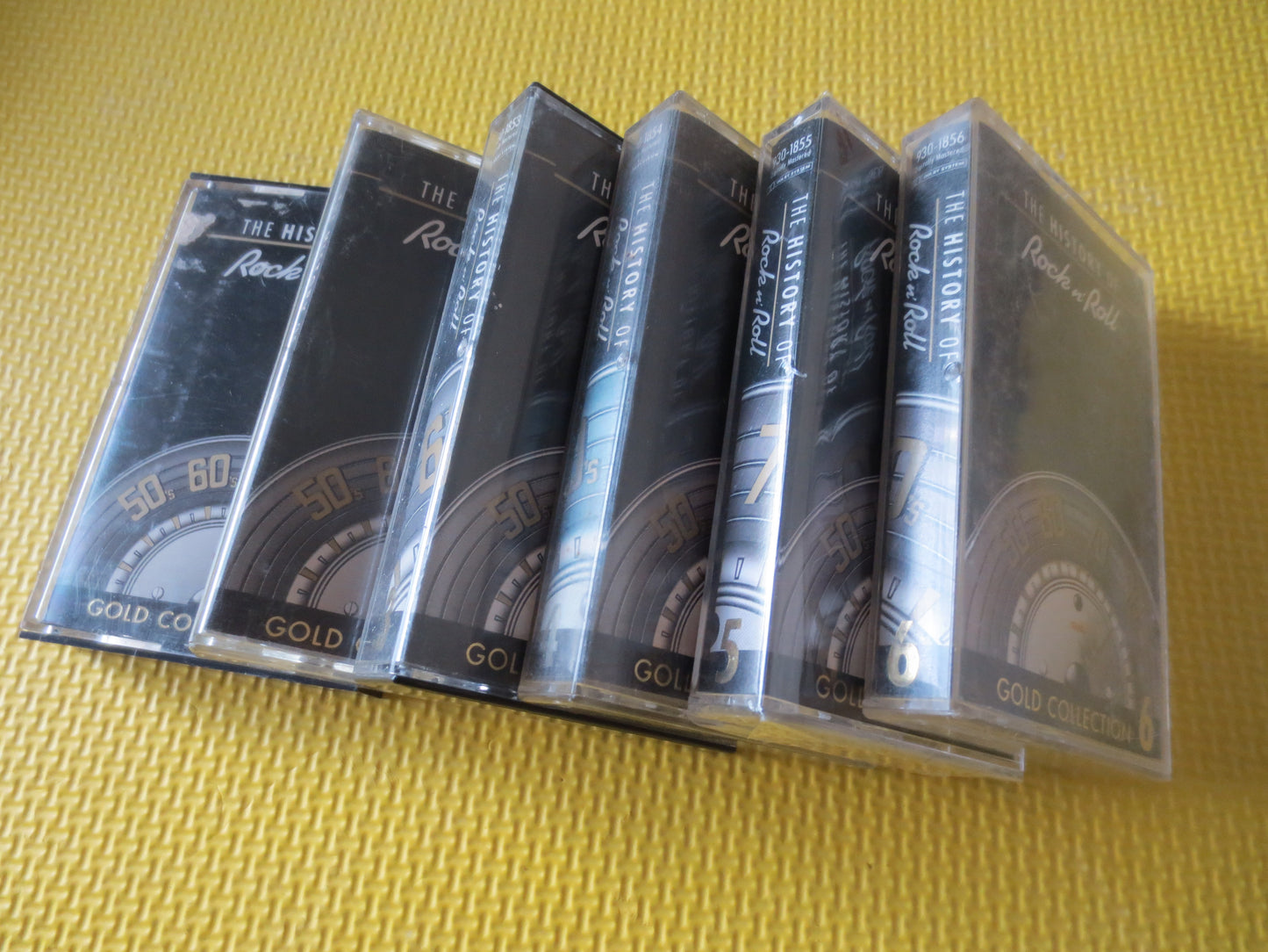 HISTORY of ROCK and ROLL, 6 Tapes, Rock Tape, Music Tapes, Music Cassettes, Solid Gold Cassette, Cassette Music, 1990 Tape