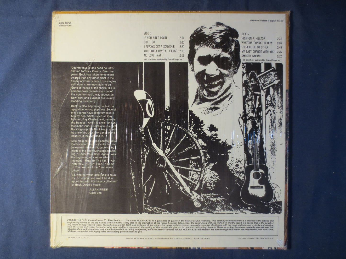 BUCK OWENS, If You Ain't LOVIN', Country Records, Buck Owens Record, Buck Owens Album, Buck Owens Lp, Vinyl, 1969 Records