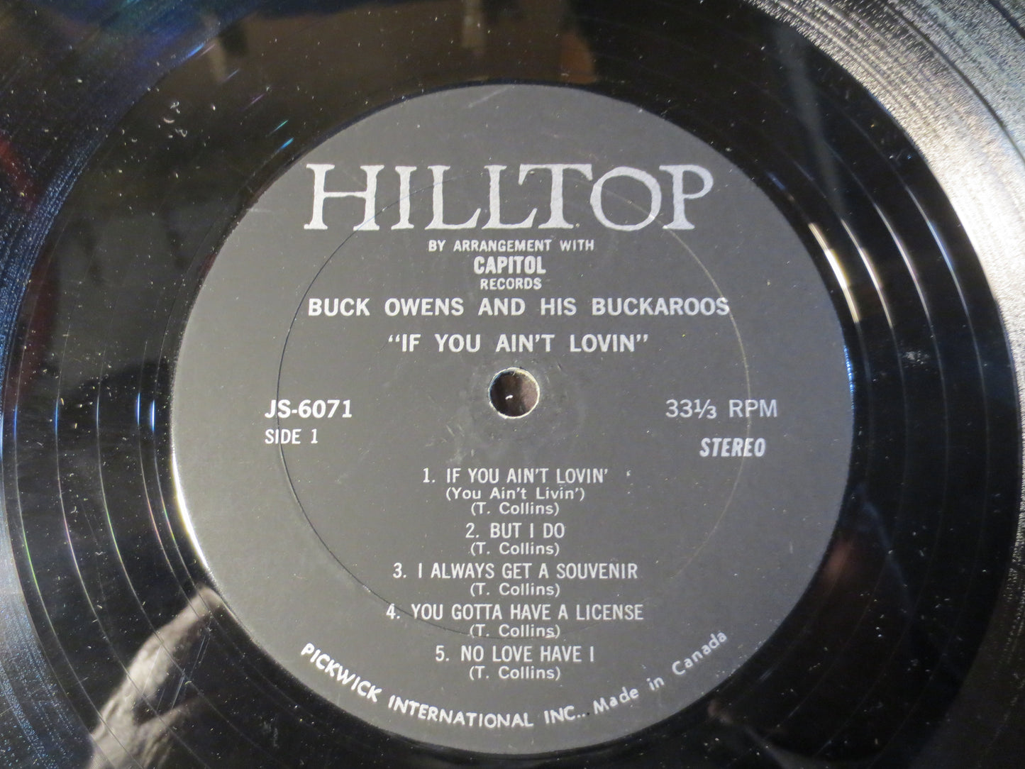 BUCK OWENS, If You Ain't LOVIN', Country Records, Buck Owens Record, Buck Owens Album, Buck Owens Lp, Vinyl, 1969 Records