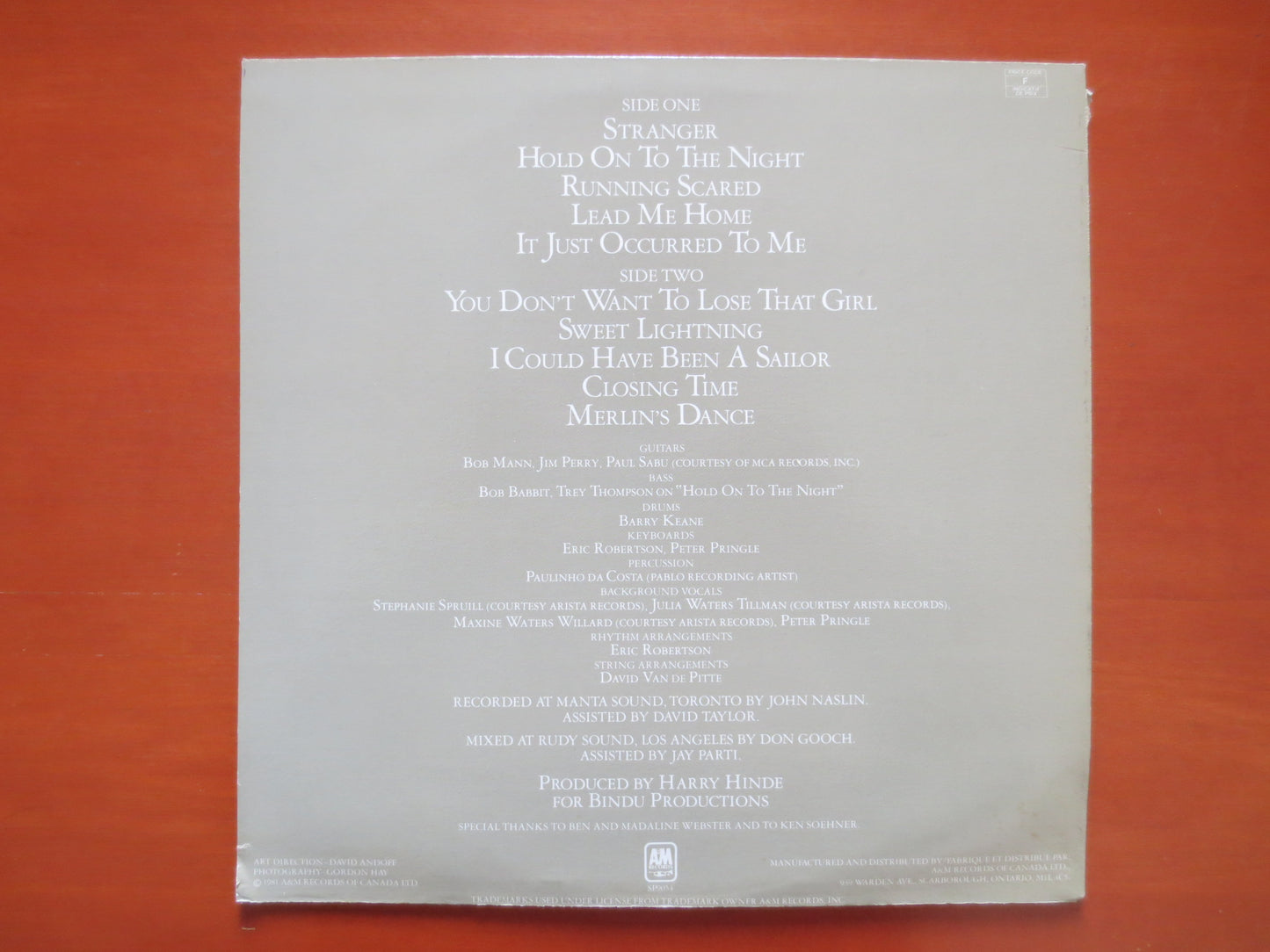 PETER PRINGLE, Rain Upon the Sea, Peter Pringle Album, Peter Pringle Lp, Peter Pringle Record, Vinyl Lp, Lps, 1981 Records