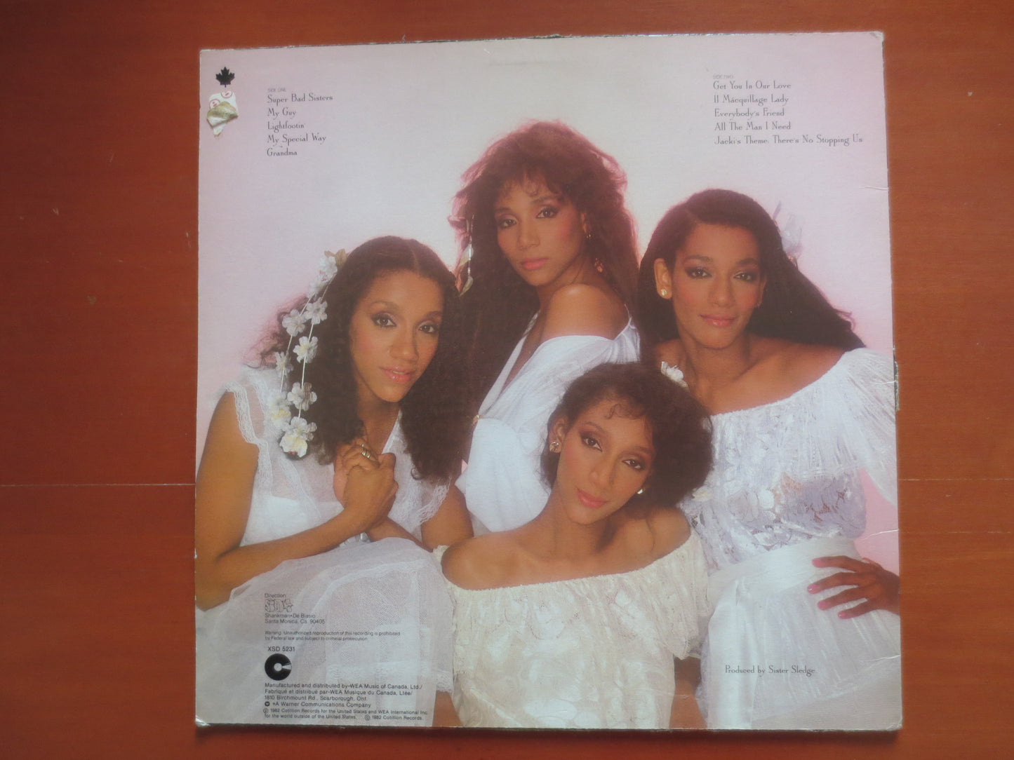 SISTER SLEDGE, The SISTERS, Sister Sledge Album, Sister Sledge Vinyl, Sister Sledge Lp, Disco Album, Disco, 1982 Records