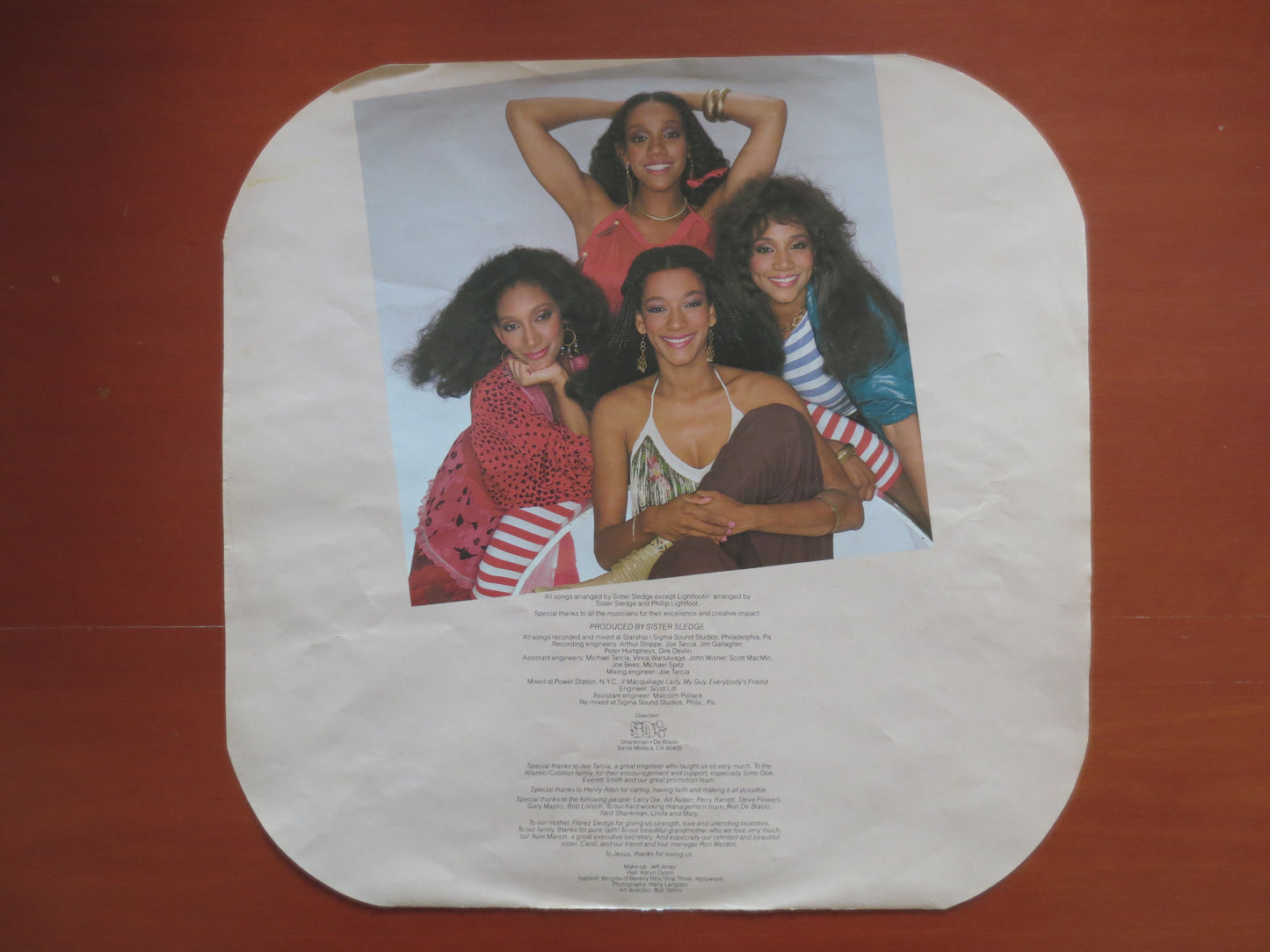 SISTER SLEDGE, The SISTERS, Sister Sledge Album, Sister Sledge Vinyl, Sister Sledge Lp, Disco Album, Disco, 1982 Records