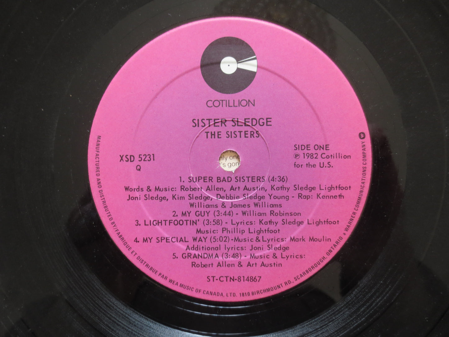 SISTER SLEDGE, The SISTERS, Sister Sledge Album, Sister Sledge Vinyl, Sister Sledge Lp, Disco Album, Disco, 1982 Records