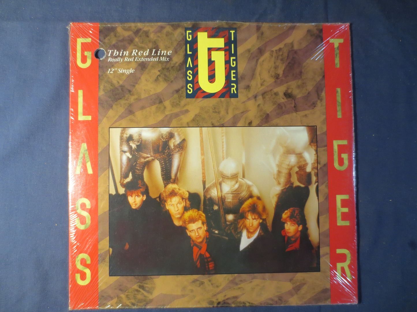 GLASS TIGER, Factory SEALED, Thin Red Line, Glass Tiger Record, Glass Tiger Album, Glass Tiger Ep, Rock Record, 1986 Record