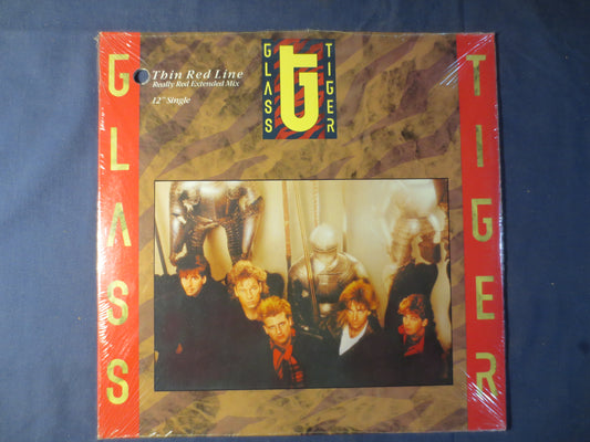 GLASS TIGER, Factory SEALED, Thin Red Line, Glass Tiger Record, Glass Tiger Album, Glass Tiger Ep, Rock Record, 1986 Record