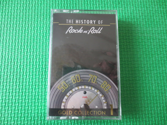 History of ROCK and ROLL, Volume 1, Factory SEALED,  Rock and Roll Tapes, Cassettes, Tape Cassette, Tapes, Cassette Music