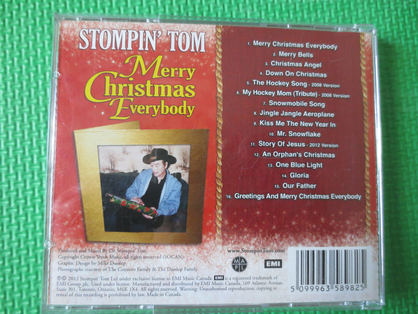 STOMPIN' TOM, CHRISTMAS Music, Christmas Tunes, Christmas Songs, Christmas Hymns, Music Cds, Christmas Cds, Compact Discs