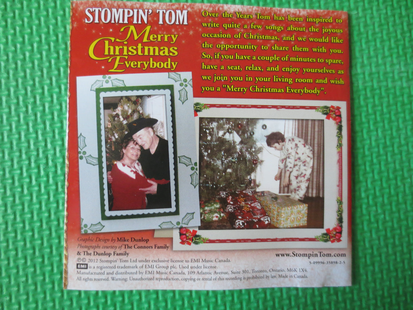 STOMPIN' TOM, CHRISTMAS Music, Christmas Tunes, Christmas Songs, Christmas Hymns, Music Cds, Christmas Cds, Compact Discs