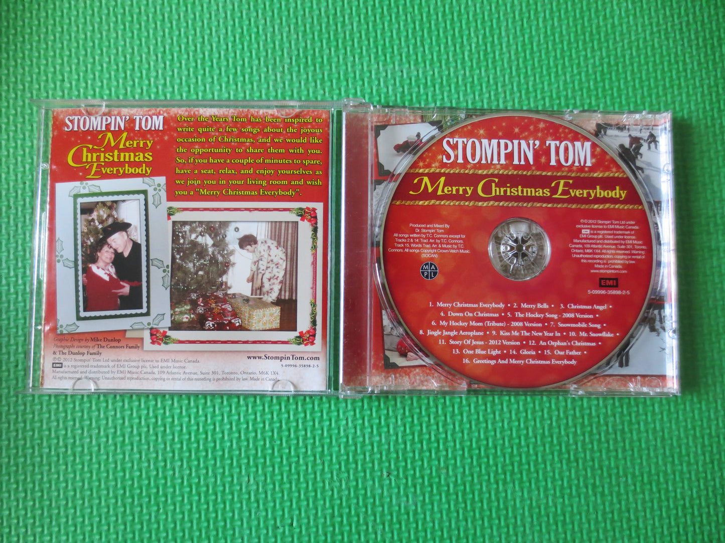 STOMPIN' TOM, CHRISTMAS Music, Christmas Tunes, Christmas Songs, Christmas Hymns, Music Cds, Christmas Cds, Compact Discs