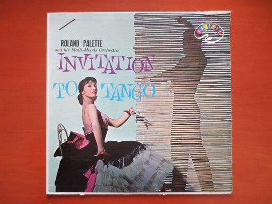 ROLAND PALETTE Lp, INVITATION To Tango, Tango Record, Tango Album, Tango Vinyl, Tango Lp, Vintage Vinyl, 1960 Records