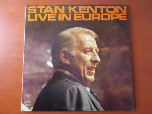 STAN KENTON, LIVE in Europe, Stan Kenton Records, Stan Kenton Albums, Stan Kenton Lp, Jazz Albums, Vinyl Lp, 1976 Records