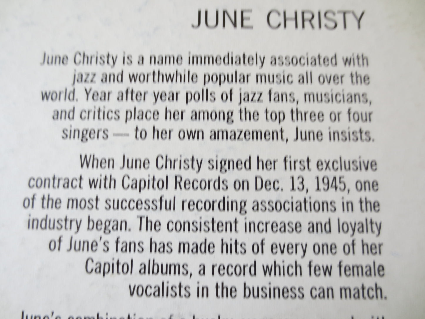 STAN KENTON, JUNE Christy, Stan Kenton Records, Stan Kenton Albums, Stan Kenton Lp, June Christy Lp, Vinyl Lp, 1967 Records