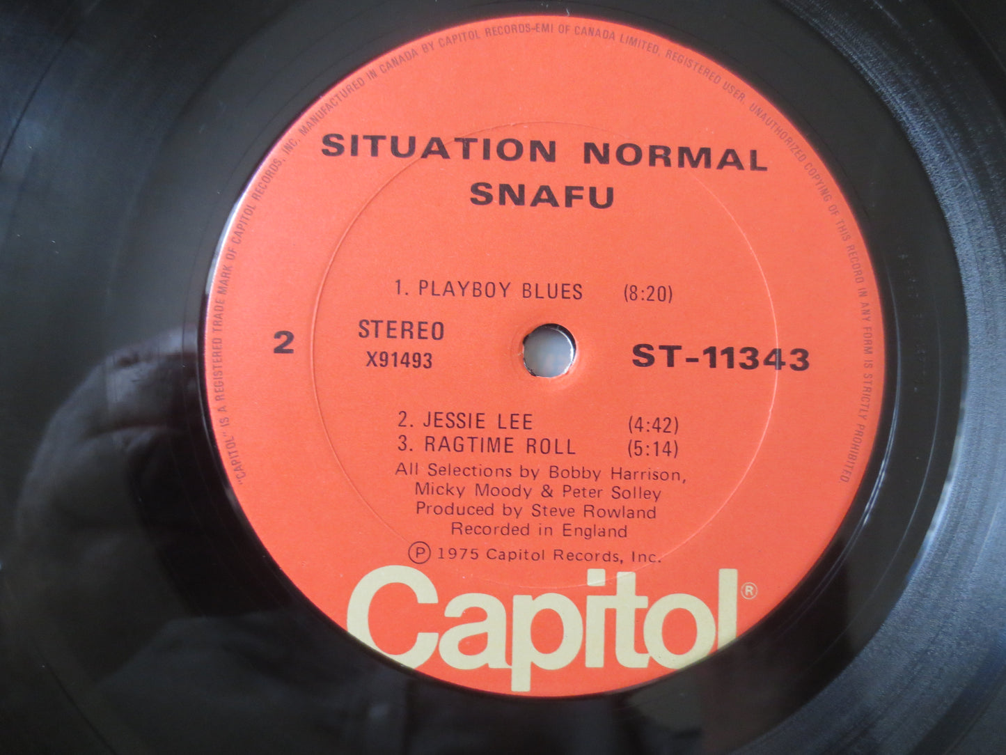 SNAFU, SITUATION NORMAL, Snafu Lps, Snafu Records, Snafu Albums, Snafu Vinyl, Classic Rock lps, Rock Albums, 1974 Record