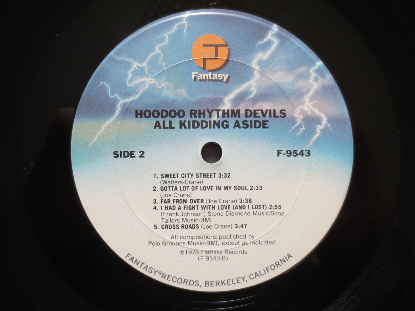 HOODOO RHYTHM DEVILS, All Kidding Aside Lp, Hoodoo Rhythm Record, Hoodoo Rhythm Vinyl, Rock Record, Vinyl Lp, 1978 Records