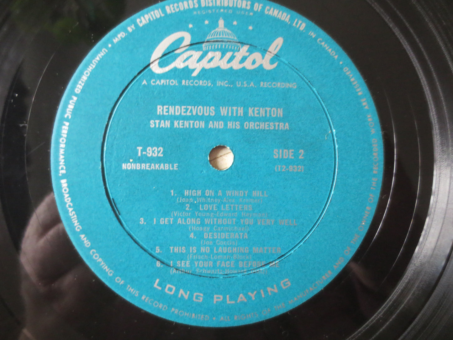 STAN KENTON, RENDEZVOUS With, Stan Kenton Records, Stan Kenton Albums, Stan Kenton Lp, Jazz Lps, Vinyl Lp, Lp, 1958 Records