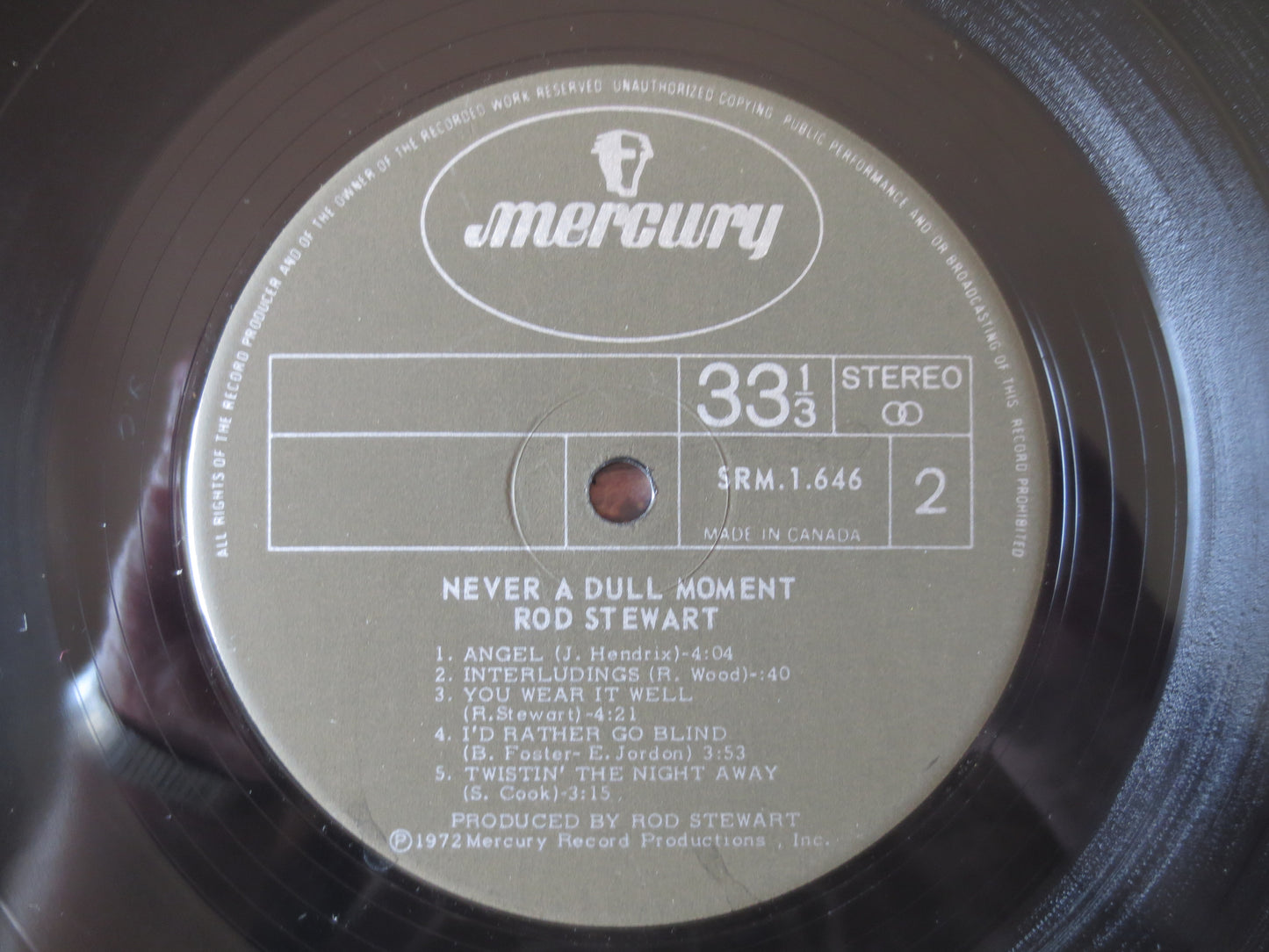 ROD STEWART, Never A Dull Moment, Rod Stewart Albums, Rod Stewart Vinyl, Rod Stewart Records, Lps, Records, 1972 Records