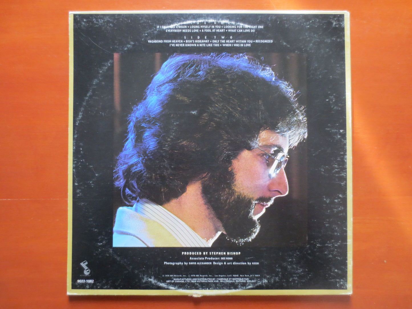 STEPHEN BISHOP, BISH Album, Stephen Bishop Album, Stephen Bishop Vinyl, Rock Album, Rock Vinyl, Vinyl Lp, 1978 Records