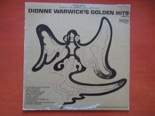 DIONNE WARWICKE, GOLDEN Hits, Pop Record, Dionne Warwicke Lp, Vinyl Record, Pop Music, Vinyl Lp, Pop Records, 1970 Records