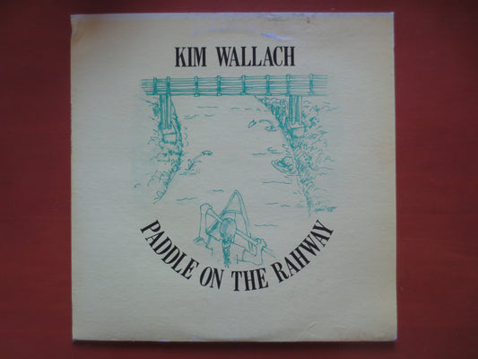 KIM WALLACH, PADDLE on the Rahway, Kim Wallach Records, Vintage Vinyl, Kim Wallach Albums, Vinyl Records, Lps, 1985 Records