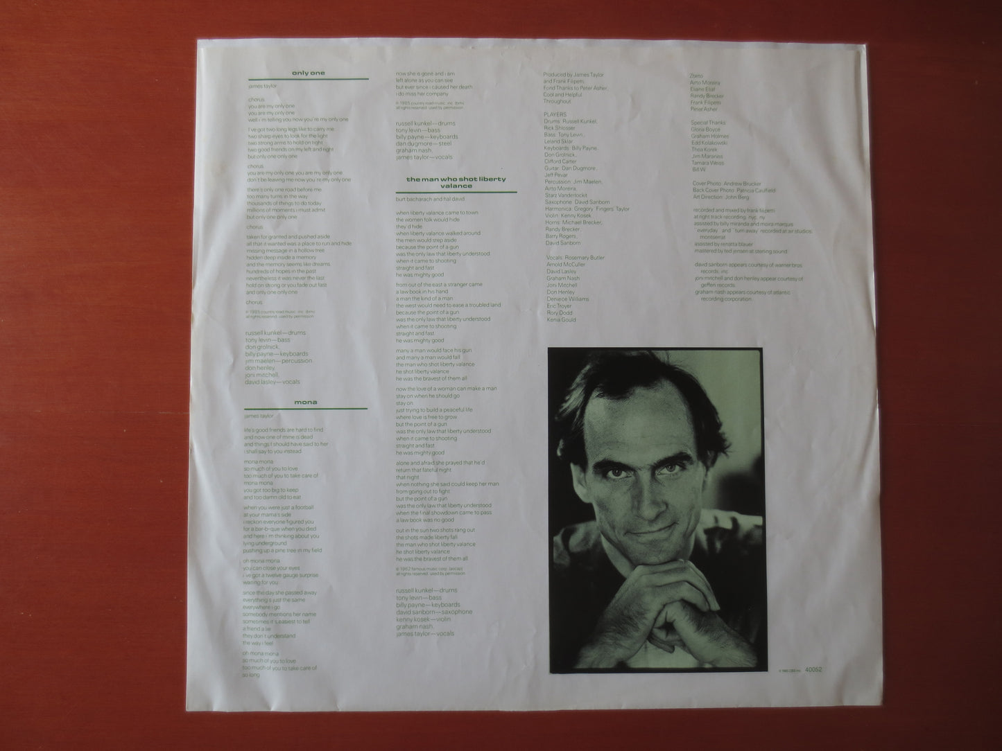 JAMES TAYLOR, That's Why I'm HERE, James Taylor Record, James Taylor Vinyl, Folk Records, Folk Vinyl, lps, 1985 Records