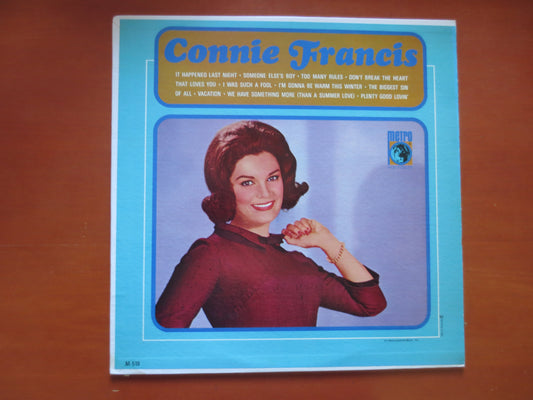 CONNIE FRANCIS, Pop Records, Connie Francis Lp, Vintage Vinyl, Records, Vinyl Records, Vinyl Album, Pop Vinyl, 1964 Records