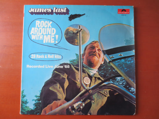 JAMES LAST, ROCK Around With Me, James Last Records, James Last Album, Vintage Vinyl, James Last Vinyl, Vinyl, 1968 Records