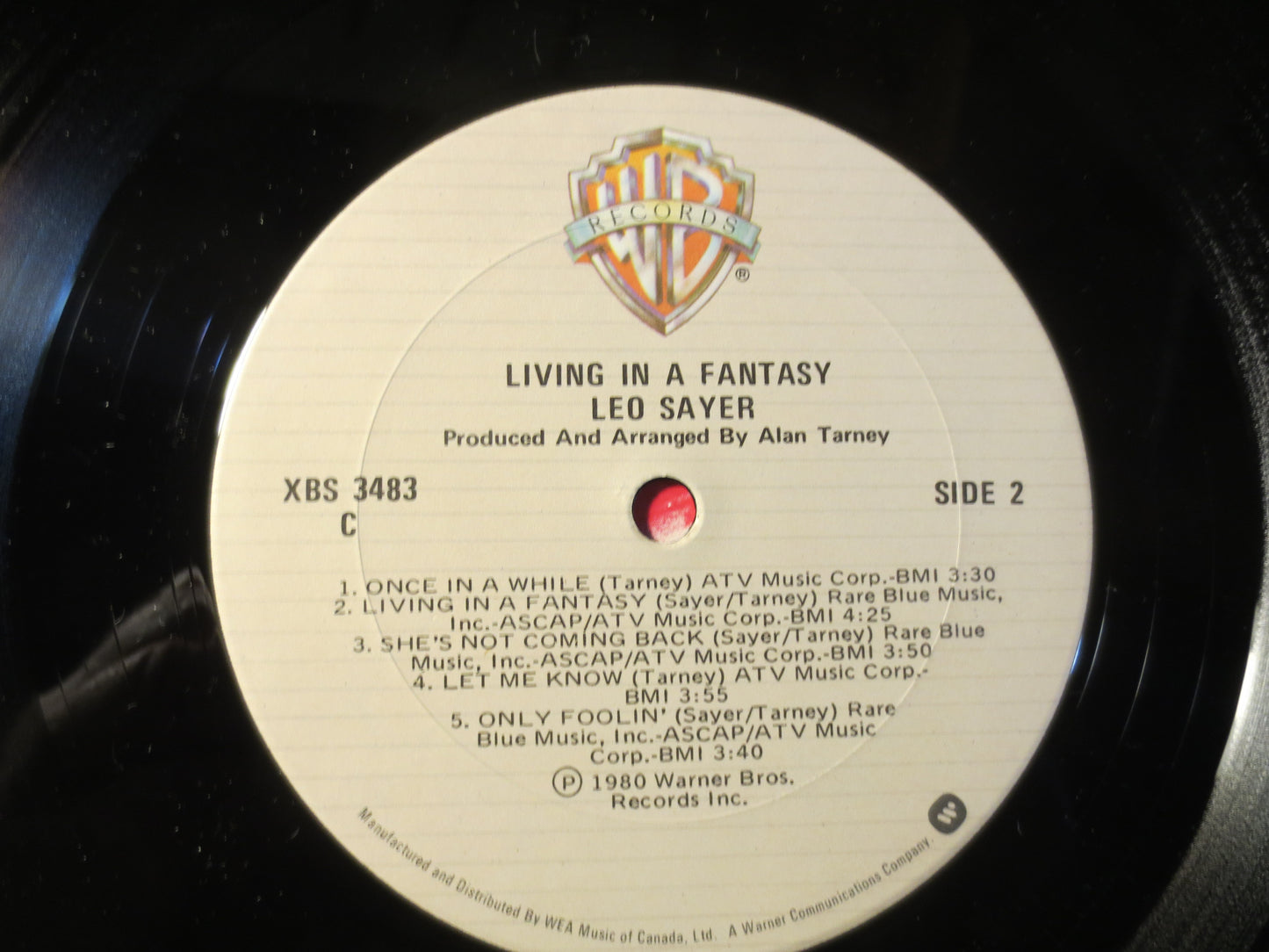 LEO SAYER, Living In A FANTASY, Leo Sayer Record, Leo Sayer Album, Leo Sayer Lp, Pop Record, Vinyl Lp, Lps, 1980 Records