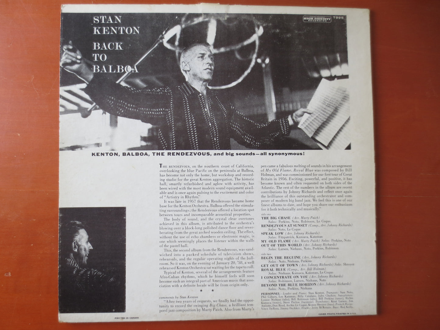 STAN KENTON, Back to BALBOA, Stan Kenton Records, Stan Kenton Albums, Stan Kenton Lp, Jazz Lp, Swing lp, Lps, 1958 Records