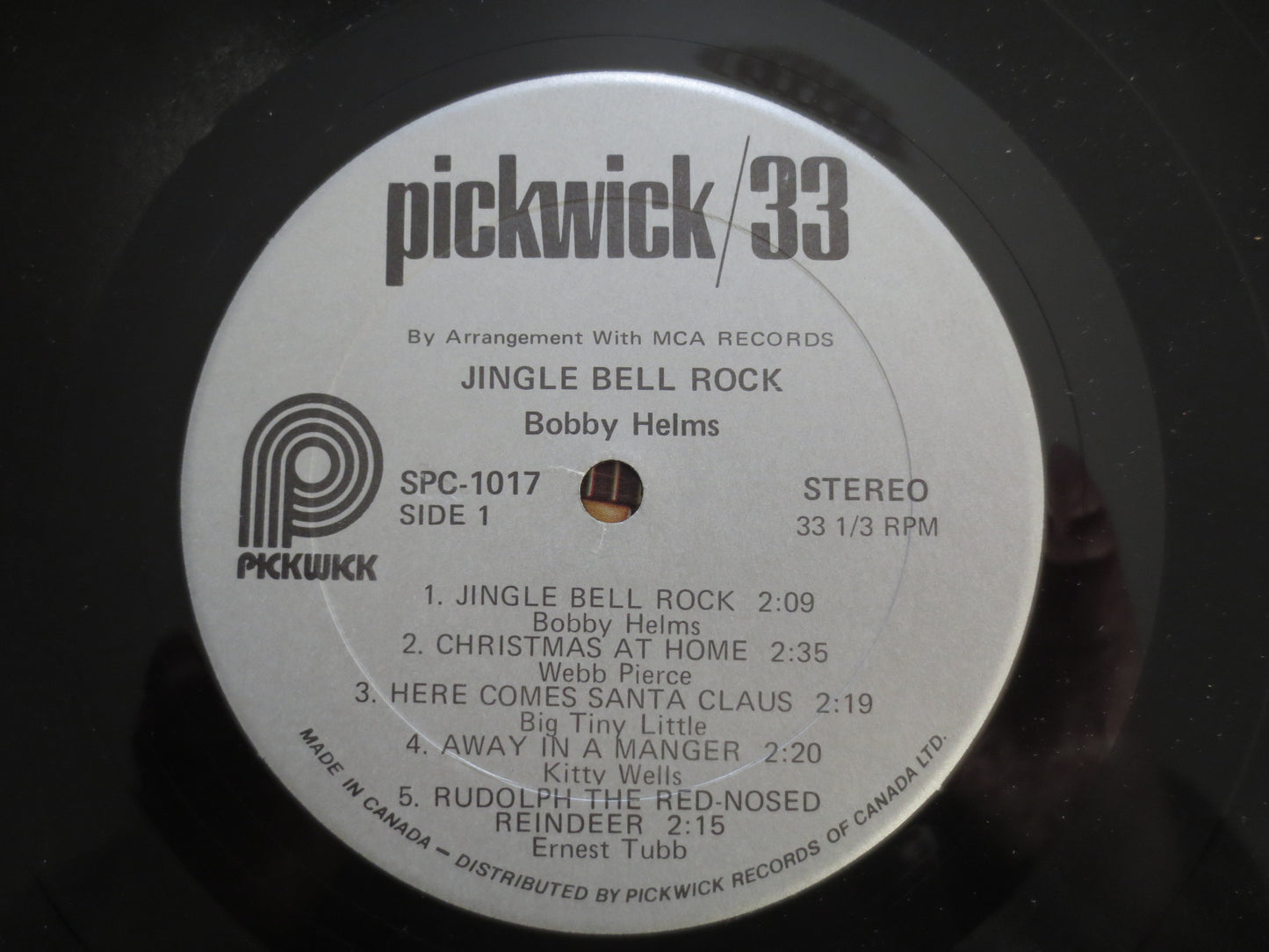 JINGLE BELL ROCK, Christmas Album, Christmas Songs, Christmas Record, Christmas Vinyl, Christmas Lp, Albums, 1966 Records