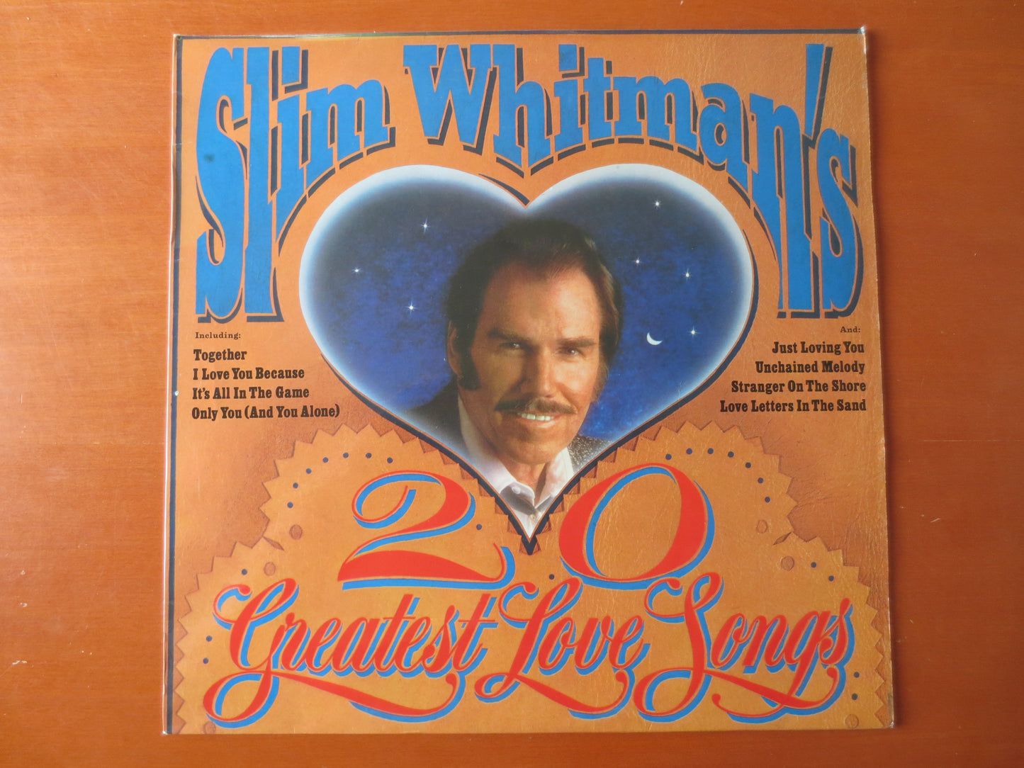 SLIM WHITMAN, 20 Greatest Love Songs, Slim Whitman Records, Slim Whitman Albums, Slim Whitman Vinyl, Vinyl, 1979 Records