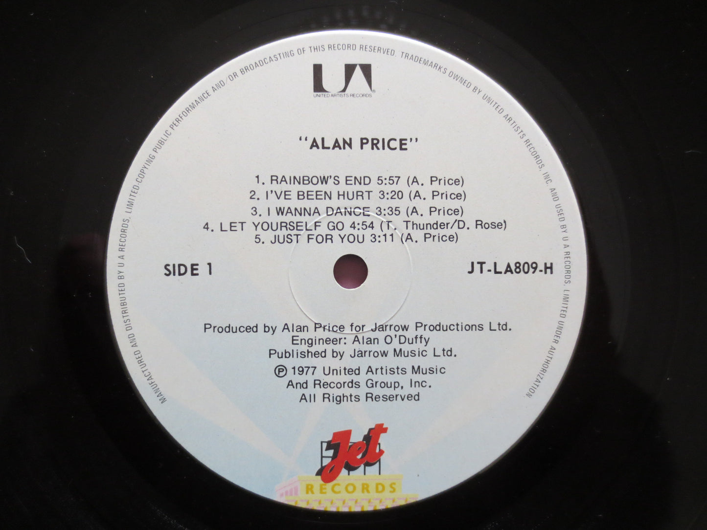 ALAN PRICE, ALAN Price Vinyl, Alan Price Album, Alan Price Lp, Records, Vinyl Record, Rock Records, Lp, 1977 Records