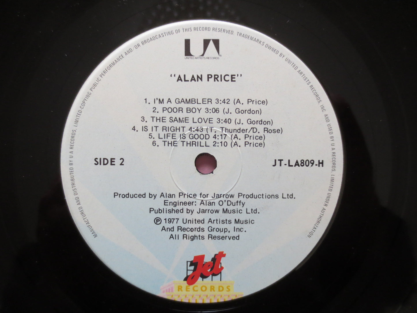 ALAN PRICE, ALAN Price Vinyl, Alan Price Album, Alan Price Lp, Records, Vinyl Record, Rock Records, Lp, 1977 Records