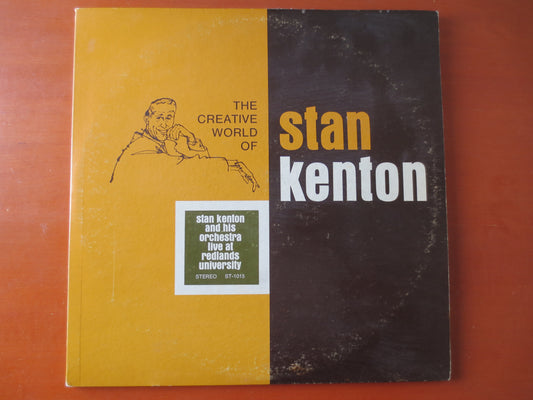 STAN KENTON, LIVE at Redlands, Stan Kenton Records, Stan Kenton Albums, Stan Kenton Lp, Jazz Albums, Vinyl Lp, 1970 Records