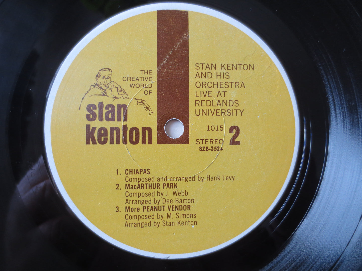 STAN KENTON, LIVE at Redlands, Stan Kenton Records, Stan Kenton Albums, Stan Kenton Lp, Jazz Albums, Vinyl Lp, 1970 Records