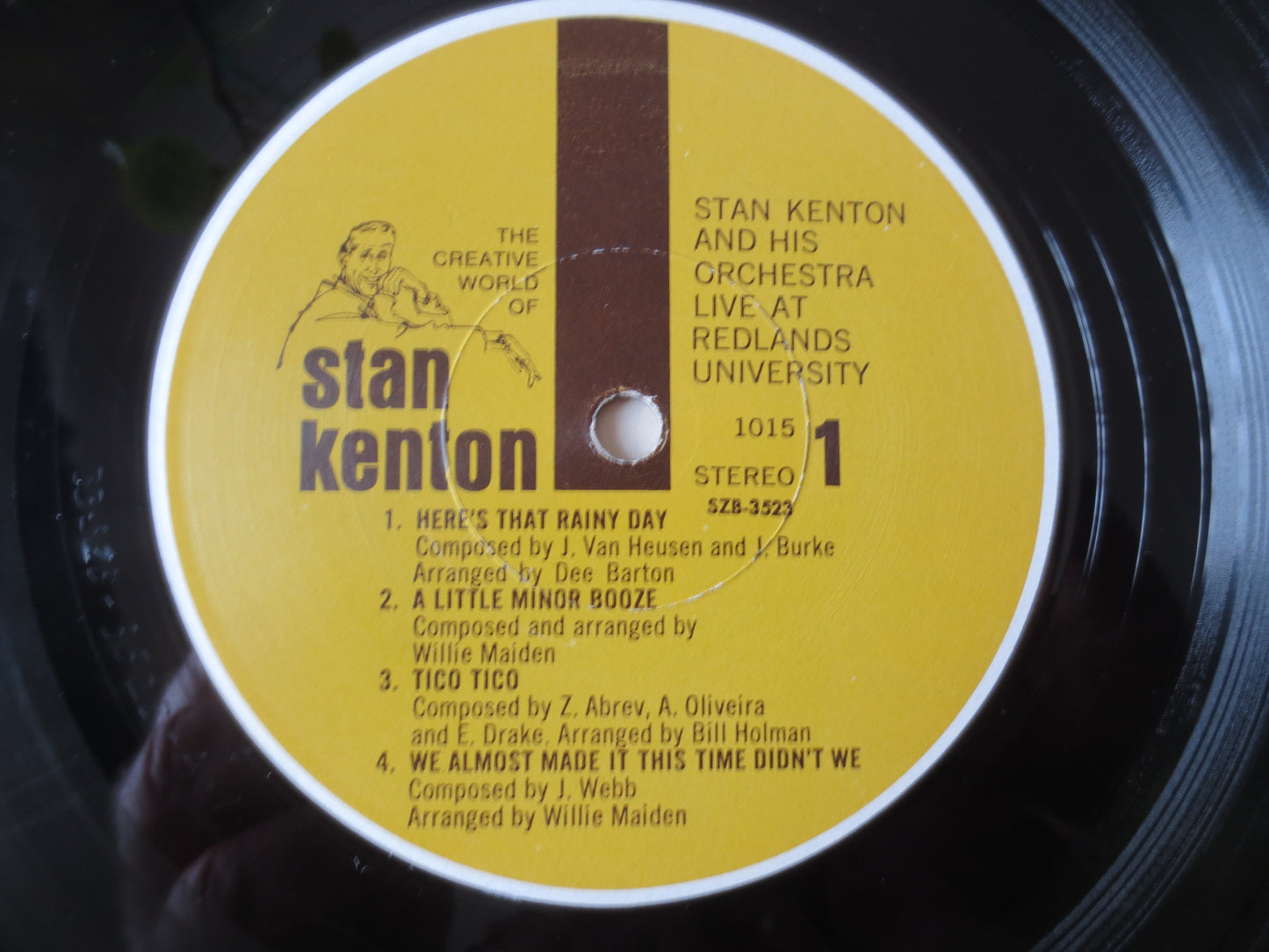 STAN KENTON, LIVE at Redlands, Stan Kenton Records, Stan Kenton Albums, Stan Kenton Lp, Jazz Albums, Vinyl Lp, 1970 Records