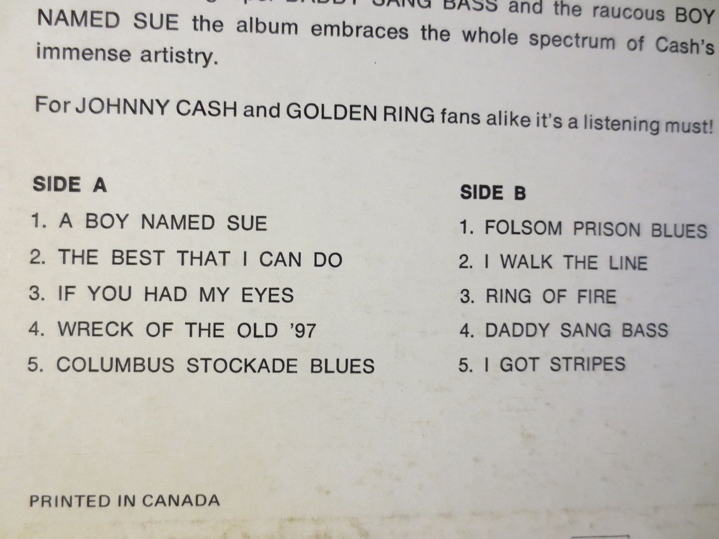 JOHNNY CASH, Tribute, GOLDEN Ring, Country Records, Johnny Cash Record Vinyl, Johnny Cash Album, Vinyl Records, Vinyl Album