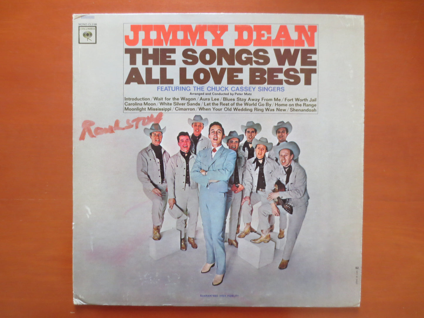 JIMMY DEAN, Songs We LOVE Lp, Country Record, Vintage Vinyl, Record Vinyl, Records, Vinyl Record, Vinyl Album, 1964 Records