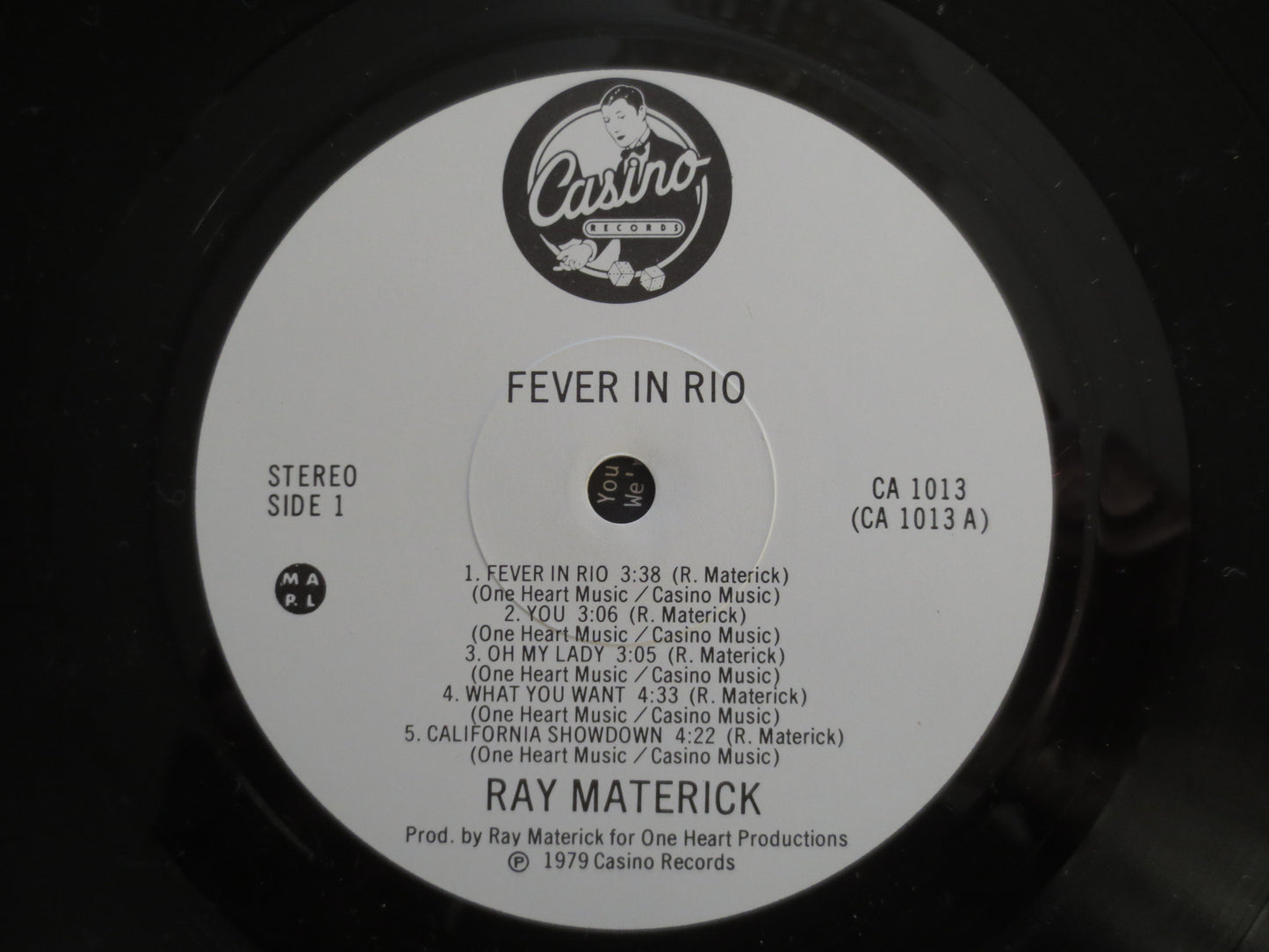 RAY MATERICK, FEVER in Rio, Ray Materick Record, Ray Materick Albums, Country Records, Vinyl Records, Vinyl, 1979 Records