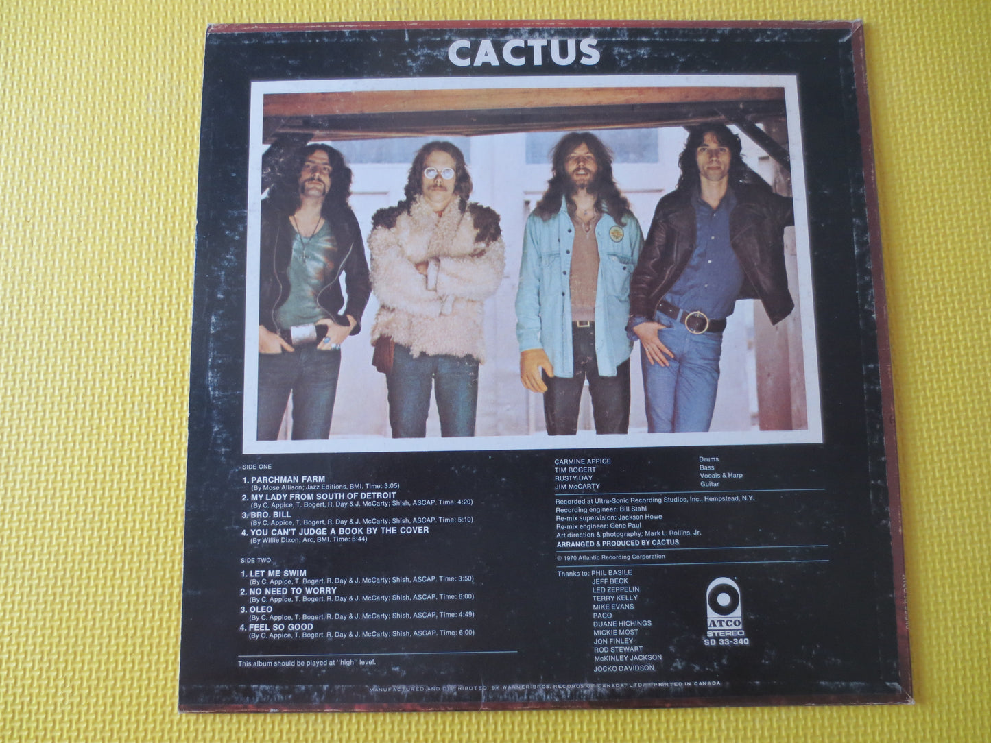 CACTUS,  Blues ROCK Albums, CACTUS Album, Cactus Records, Cactus lps, Vinyl Albums, Vinyl lps, Vinyl Records, 1970 Records