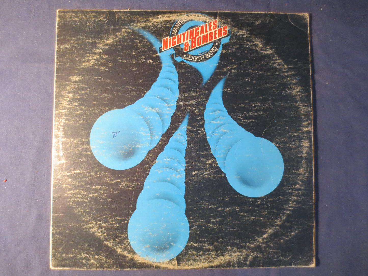 MANFRED MANN's EARTH Band, Nightingales and Bombers, Vintage Vinyl, Record Vinyl, Records, Vinyl Records, 1975 Records