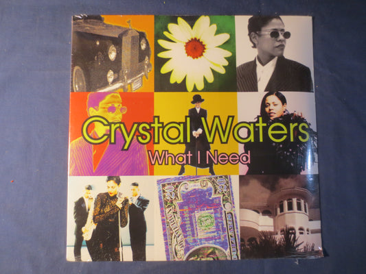 CRYSTAL WATERS, Factory SEALED, What I NEED, Crystal Waters Album, Crystal Waters Lp, Pop Records, Vinyl Records, Vinyl Lps, 1994 Records