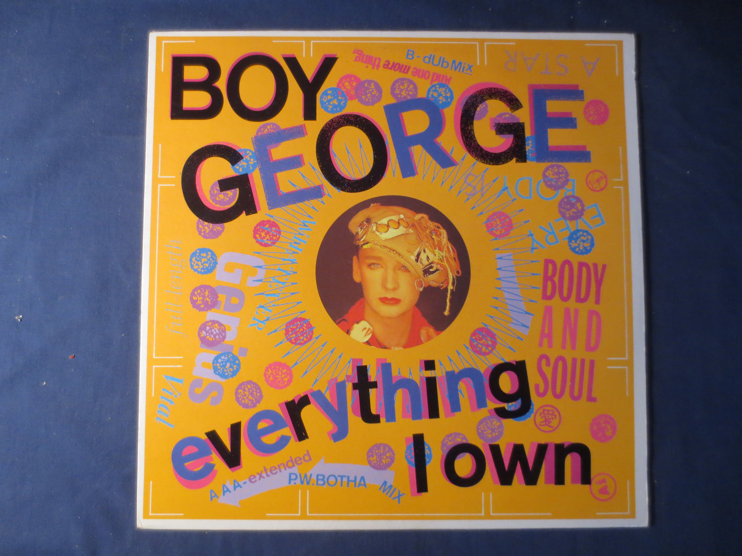 BOY GEORGE, EVERYTHING I Own, Culture Club, Boy George Record, Culture Club Record, Pop Records, Vinyl Albums, 1987 Records