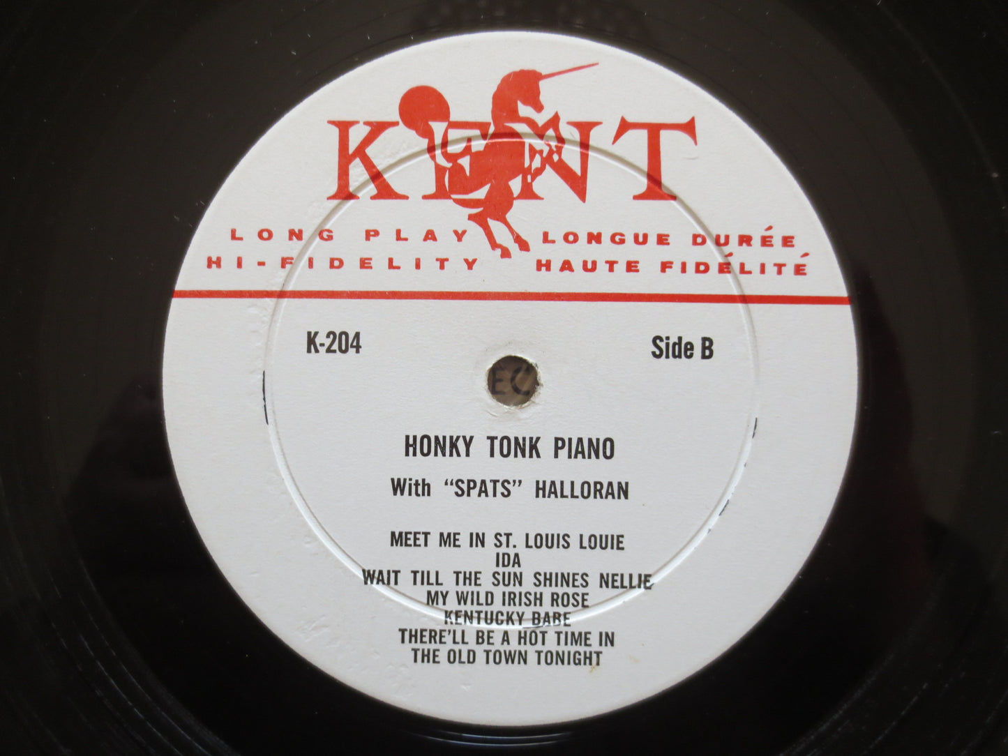 SPATS HALLORAN, Ragtime Record, Honky Tonk Piano, Ragtime Album, Honky Tonk Album, Ragtime Piano, Vinyl Lp, 1959 Records