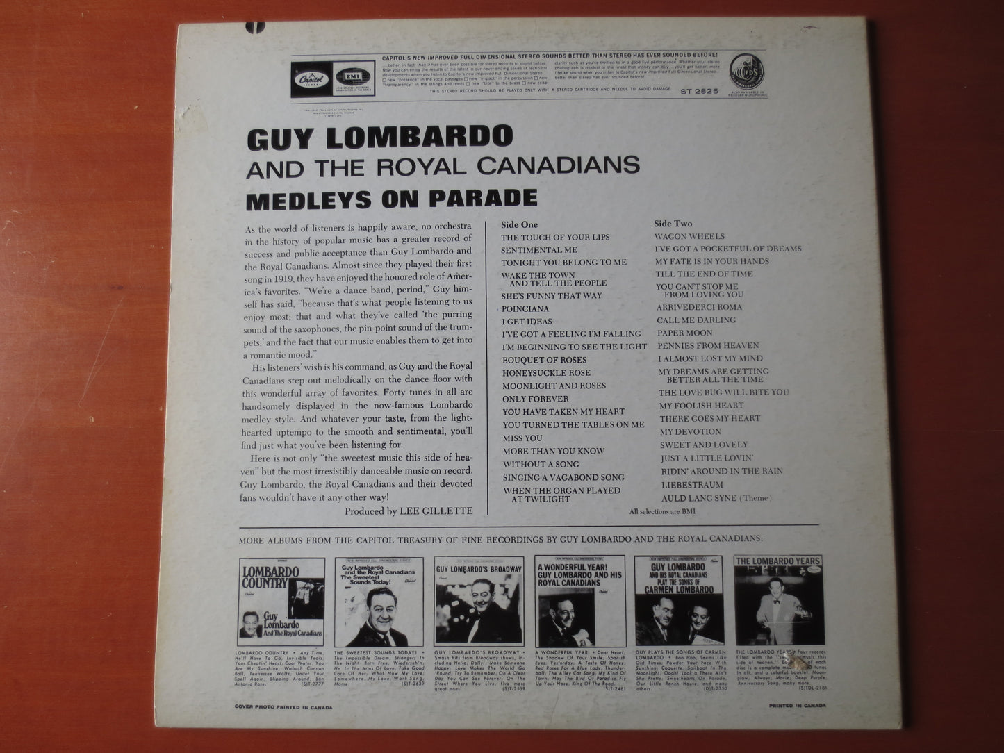 GUY LOMBARDO, Medleys on Parade, Guy Lombardo Records, Jazz Records, Record Vinyl, Guy Lombardo Albums, Vinyl, 1968 Records