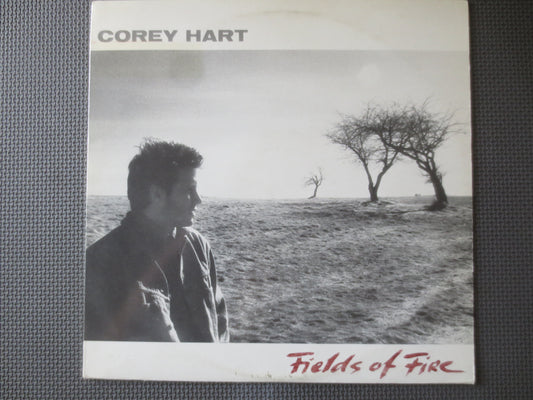 COREY HART, Fields of FIRE, Corey Hart Records, Corey Hart Albums, Vintage Vinyl, Rock Albums, Vinyl Records, 1986 Records