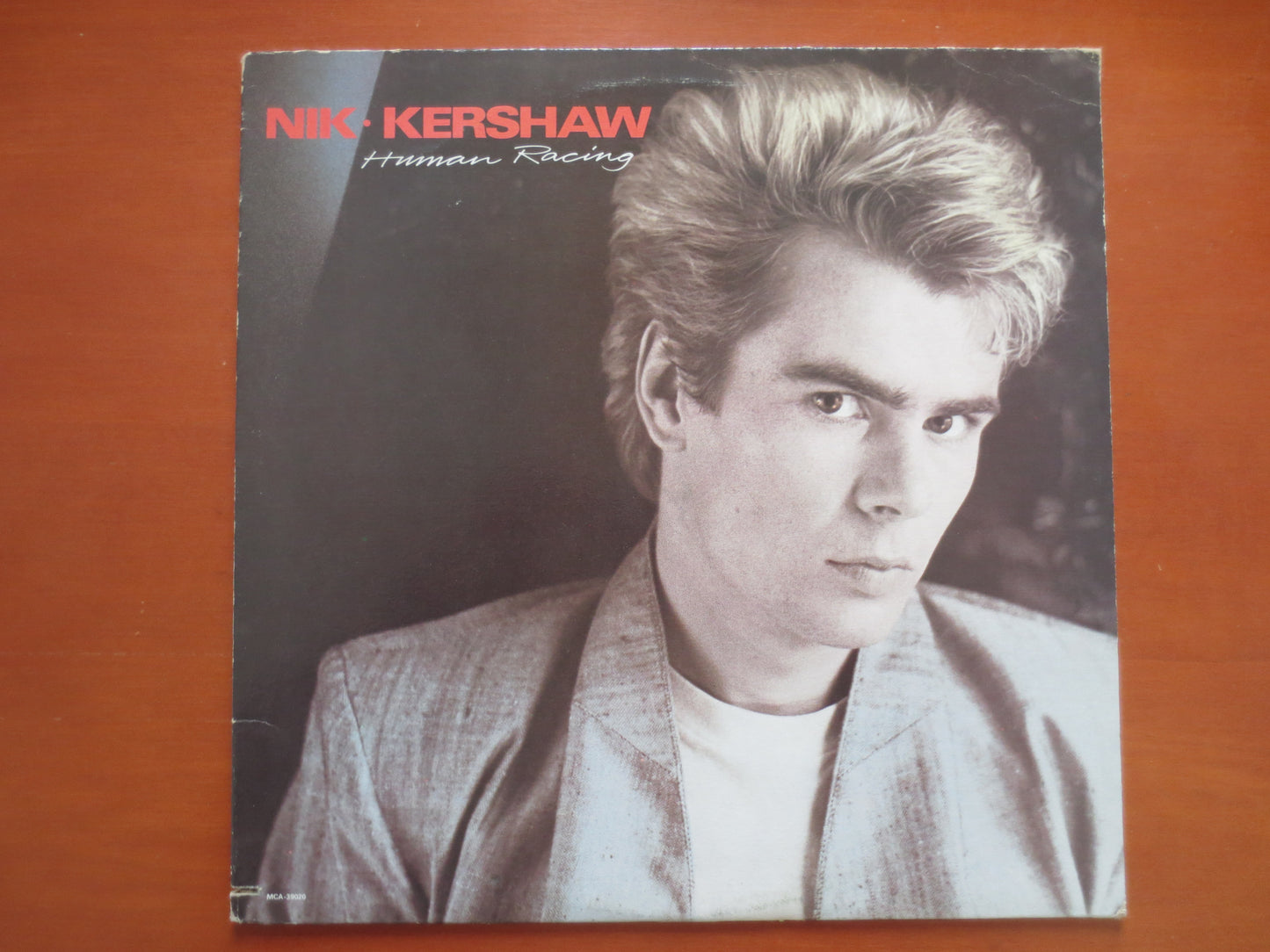 NIK KERSHAW, HUMAN Racing, Nik Kershaw Album, Nik Kershaw Vinyl, Nik Kershaw Lp, Pop Record, Vinyl Lps, 1983 Records